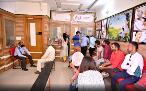 Dr. MP Gautam's Allergy & Skin Clinic & Research Centre reception and consultation area